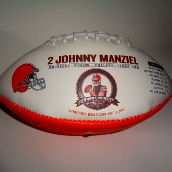 Cleveland Browns Johnny Manziel #2 Rookie Football 2014 New - Picture 1 of 5